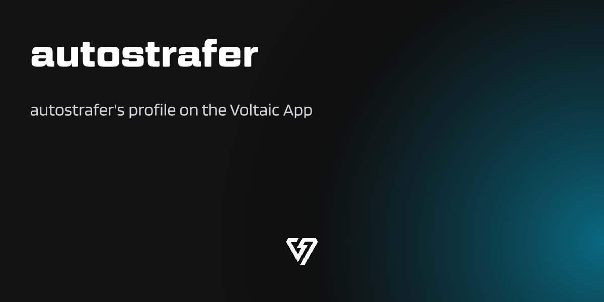 autostrafer | Voltaic App