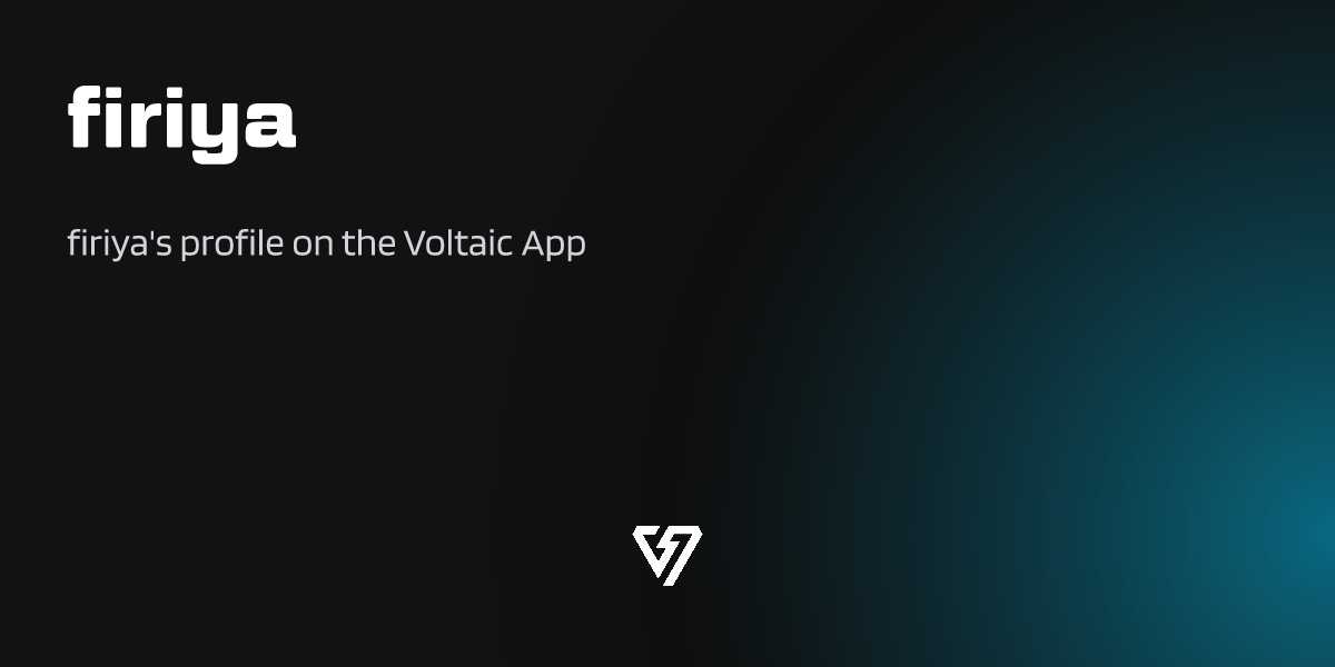 firiya | Voltaic App